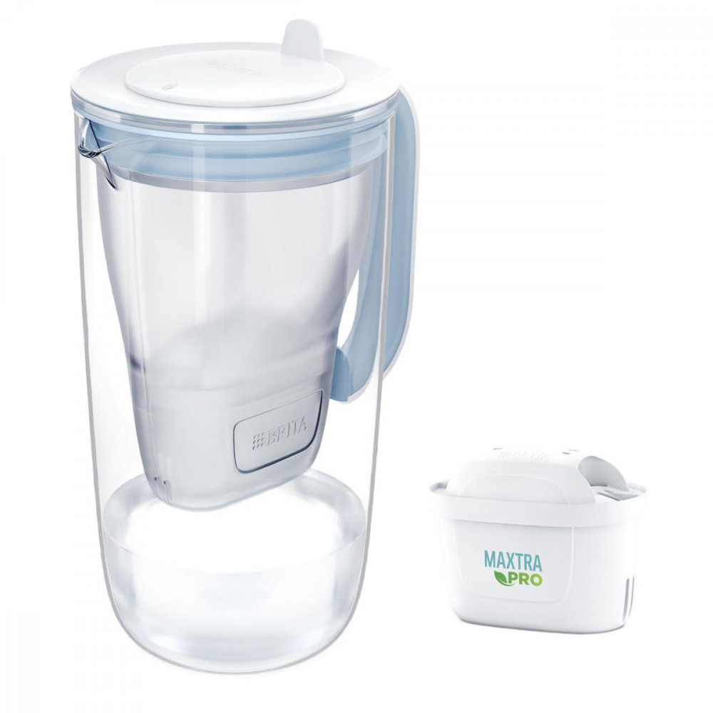 Brita Κανάτα Σερβιρίσματος Γυάλινη με 1 Ανταλλακτικό Φίλτρο 2500ml Εκθεσιακό
