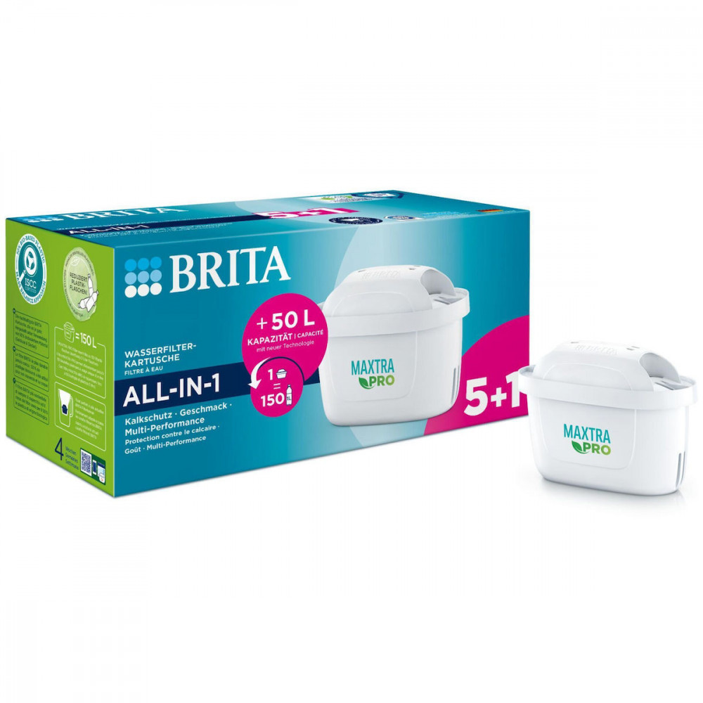 Brita Ανταλλακτικό Φίλτρο Νερού για Κανάτα Maxtra Pro All-in-1 6τμχ