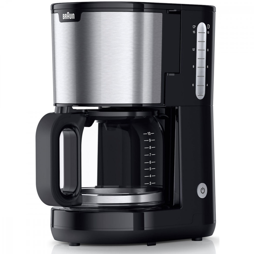 Braun KF 1500 BK Καφετιέρα Φίλτρου 1000W Silver