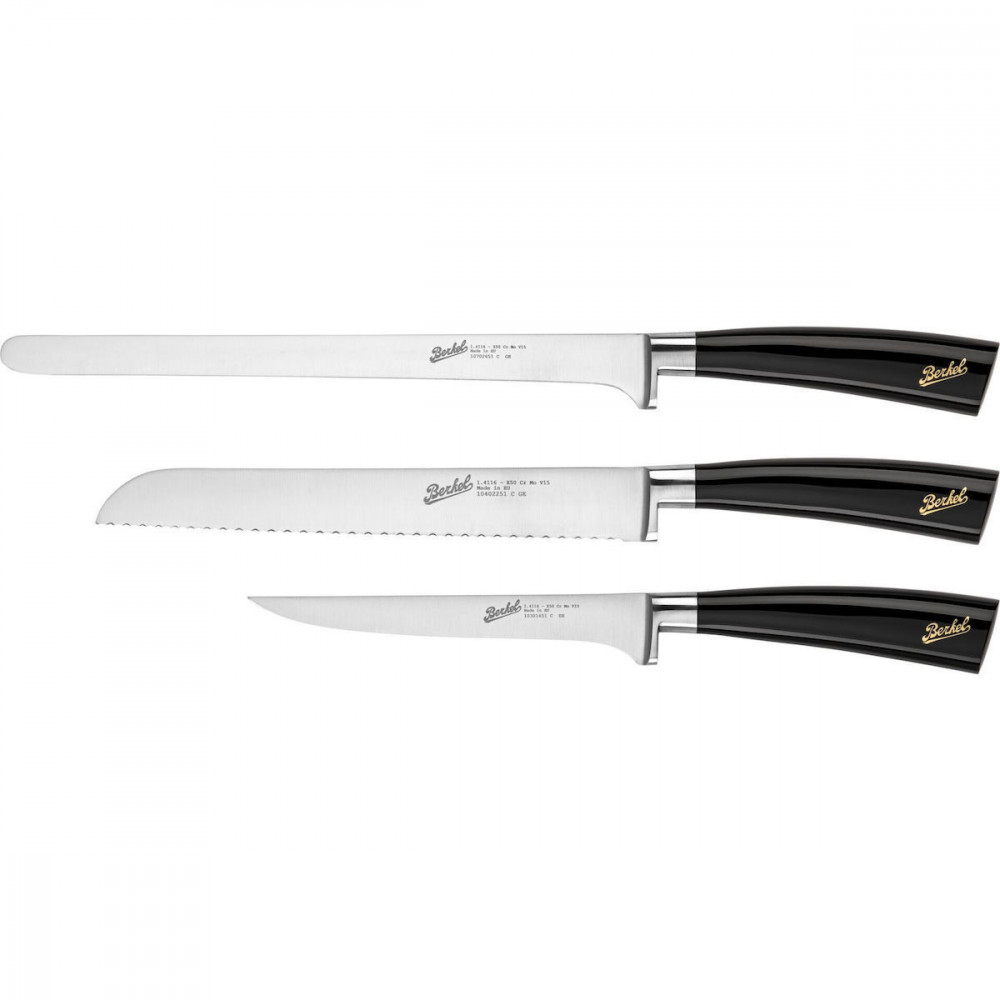 Berkel Elegance Glossy Black - Ham Set 3 pcs.