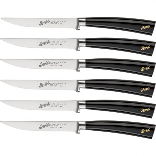 Berkel Elegance Glossy Black - Steak set 6 pcs.