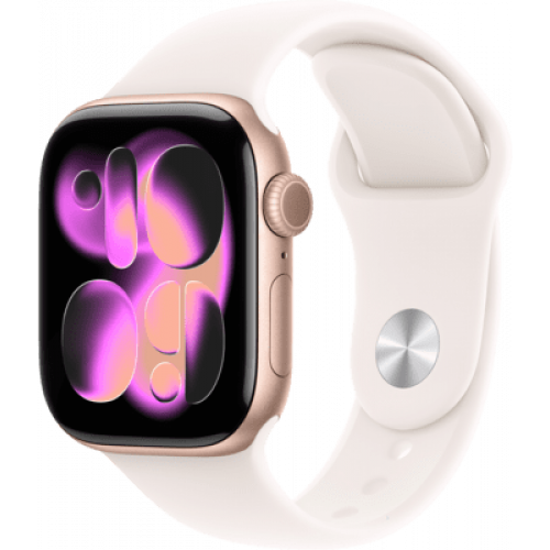 Apple Watch Ser. 11 GPS 42mm Alu rose Sport l. blush S/M