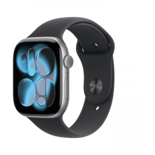 Apple Watch Series 11 GPS 46mm Alu grau Sport sw M/L