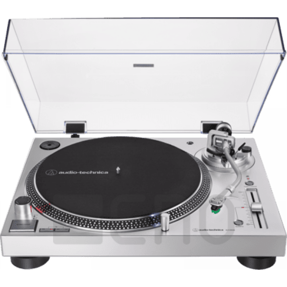 Audio Technica AT-LP120XUSB Πικάπ με Προενίσχυση Ασημί