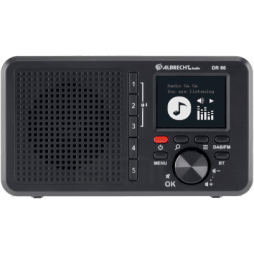 Albrecht DR 86 Seniorenradio Digitalradio DAB+ Black