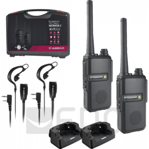 Albrecht Tectalk Worker 3 PMR446 2er Kofferset