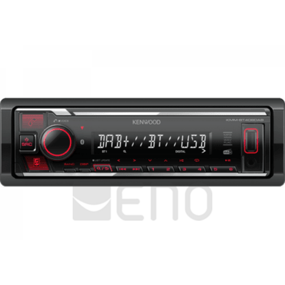 Kenwood KMM-BT408DAB USB/AUX/BT/iPhone Kurzschacht