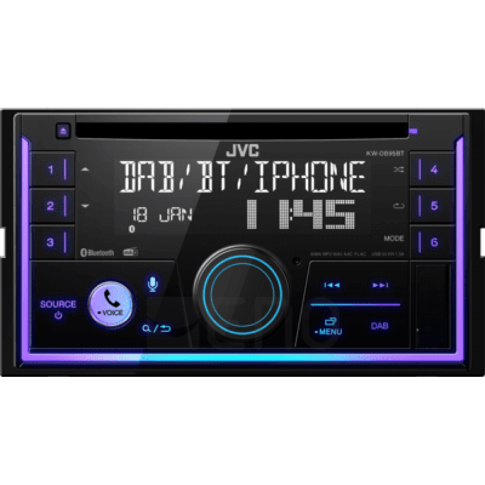 JVC KW-DB95BT DAB+/USB/BT/CD 2-DIN