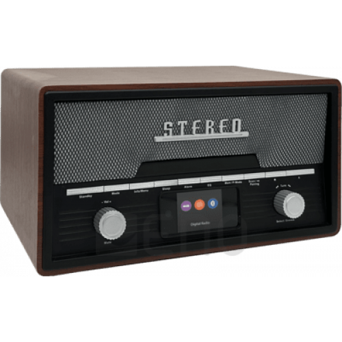 Denver MDA-525DW Retro-Anlage DAB+/FM/BT/CD Holz dark