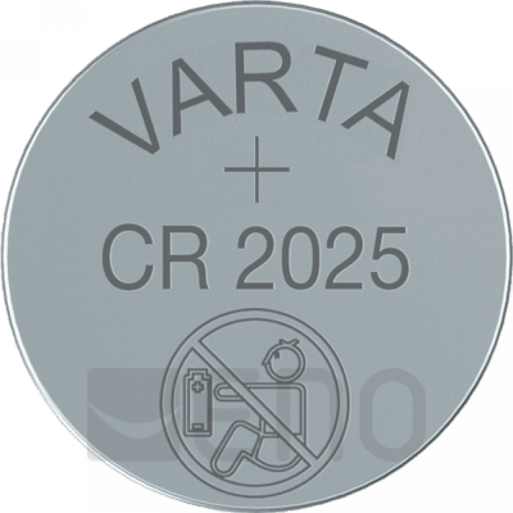 Varta Batterie Lithium Knopfzelle CR2025 3V 5er-Blister
