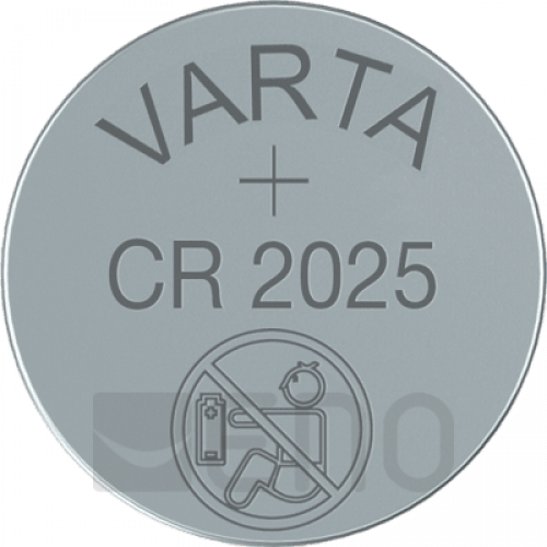 Varta Batterie Lithium Knopfzelle CR2025 3V 5er-Blister