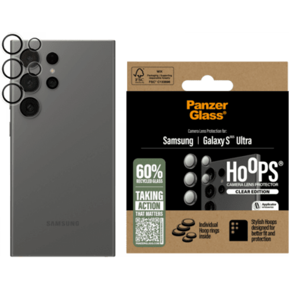 PanzerGlass Hoops Kamera SP Galaxy S25 Ultra transparent