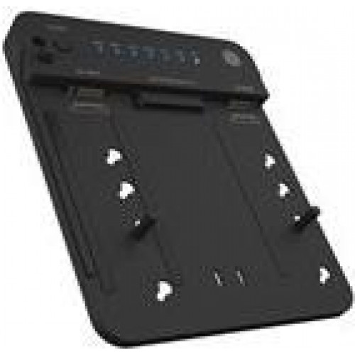 RaidSonic ICY BOX - HDD / SSD Dockingstation - clone function Schächte: 3 - 2,5 / 3,5 gemeinsam genutzt, M.2 (6,4 cm/8,9 cm gemeinsam genutzt) - M.2 NVMe Card / SATA 6Gb/s - USB 3,2 (Gen 2) - Schwarz (IB-2915MSCL-C31)