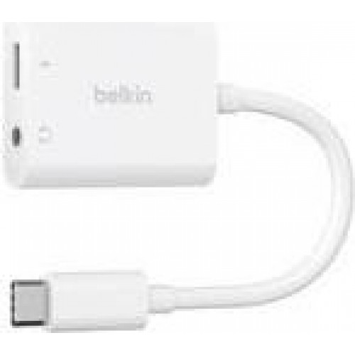 Belkin RockStar - USB-C zu anschluss / Ladeadapter - 24 pin USB-C männlich zu Mini-male, 24 pin USB-C weiblich - USB Power Delivery (60W) (NPA004BTWH)