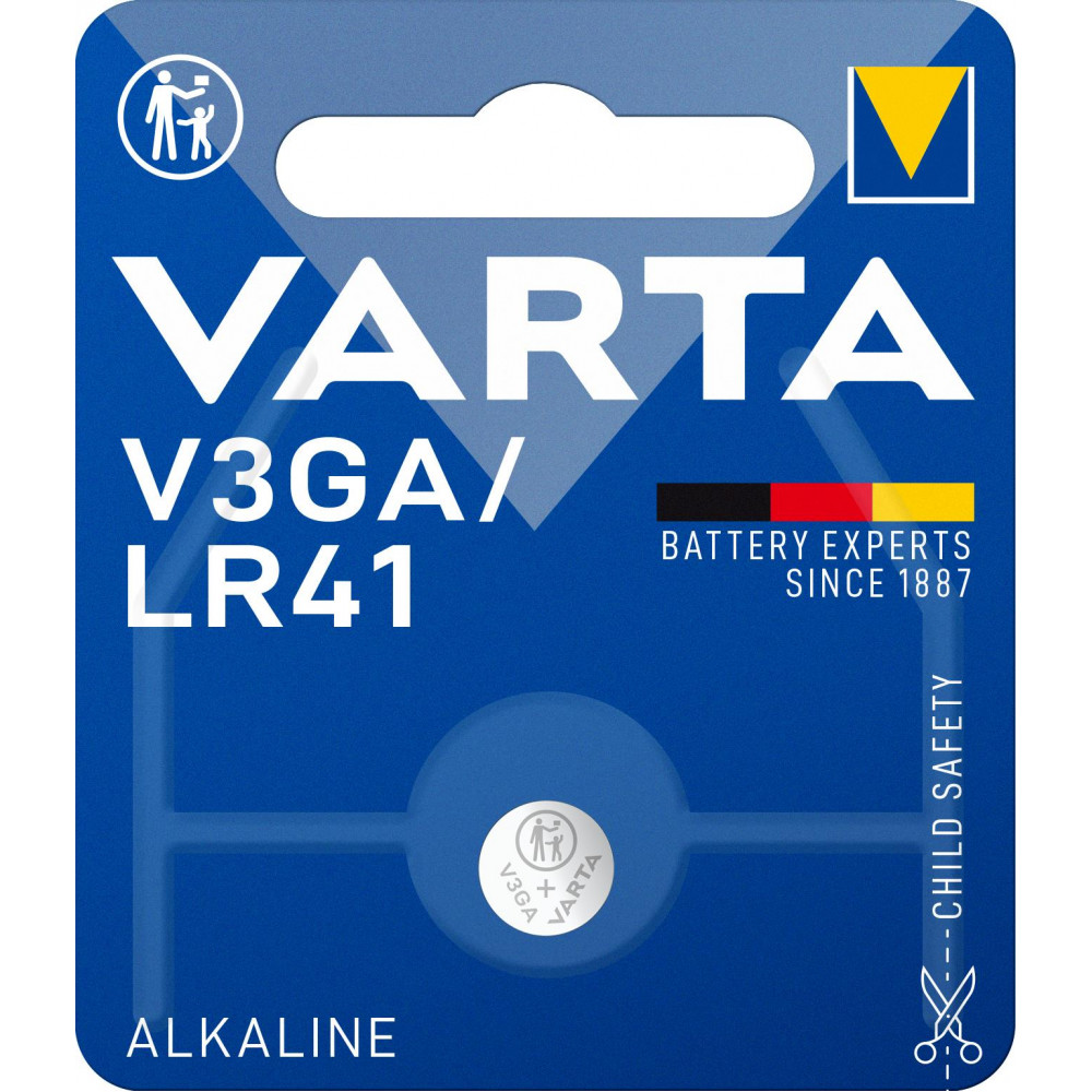 Varta 24261 101 401 Haushaltsbatterie Einwegbatterie LR41 Alkali (24261101401)