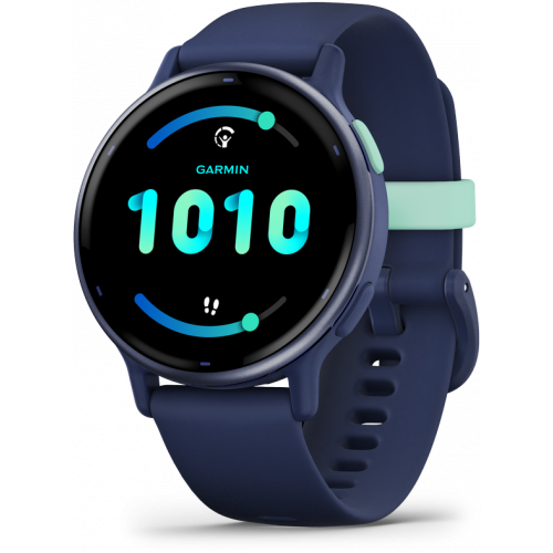 Garmin Vivoactive 5 Aluminium 42mm Αδιάβροχο Smartwatch με Παλμογράφο (Royal Blue)