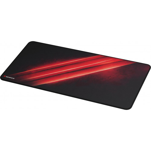 GENESIS Carbon 500 Maxi Flash G2 Gaming-Mauspad Schwarz - Rot (NPG-2044)