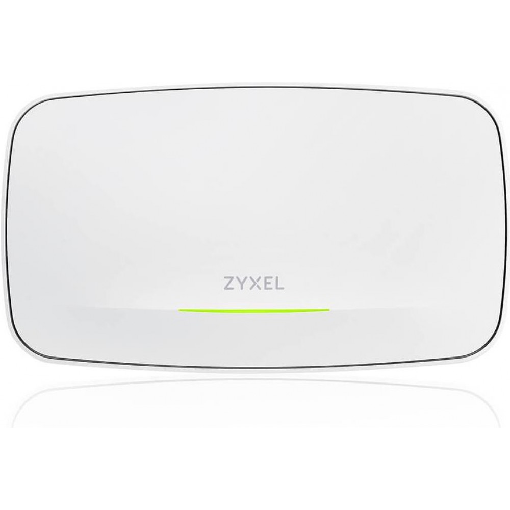 Zyxel WBE660S-EU0101F. Maximale Datenübertragungsrate: 11530 Mbit/s, Maximale Datenübertragungsrate (2,4 GHz): 1376 Mbit/s, Maximale Datenübertragungsrate (5 GHz): 8646 Mbit/s. Unterstützte Sicherheitsalgorithmen: WEP, WPA, WPA2-PSK, WPA3. DC Spannungsran
