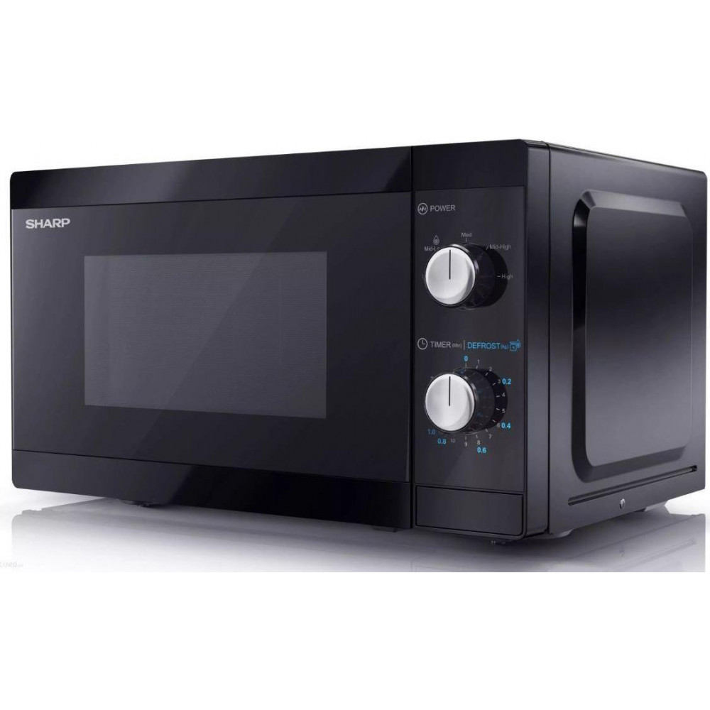 Sharp YC-MS01E-B Φούρνος Μικροκυμάτων 20lt Μαύρος