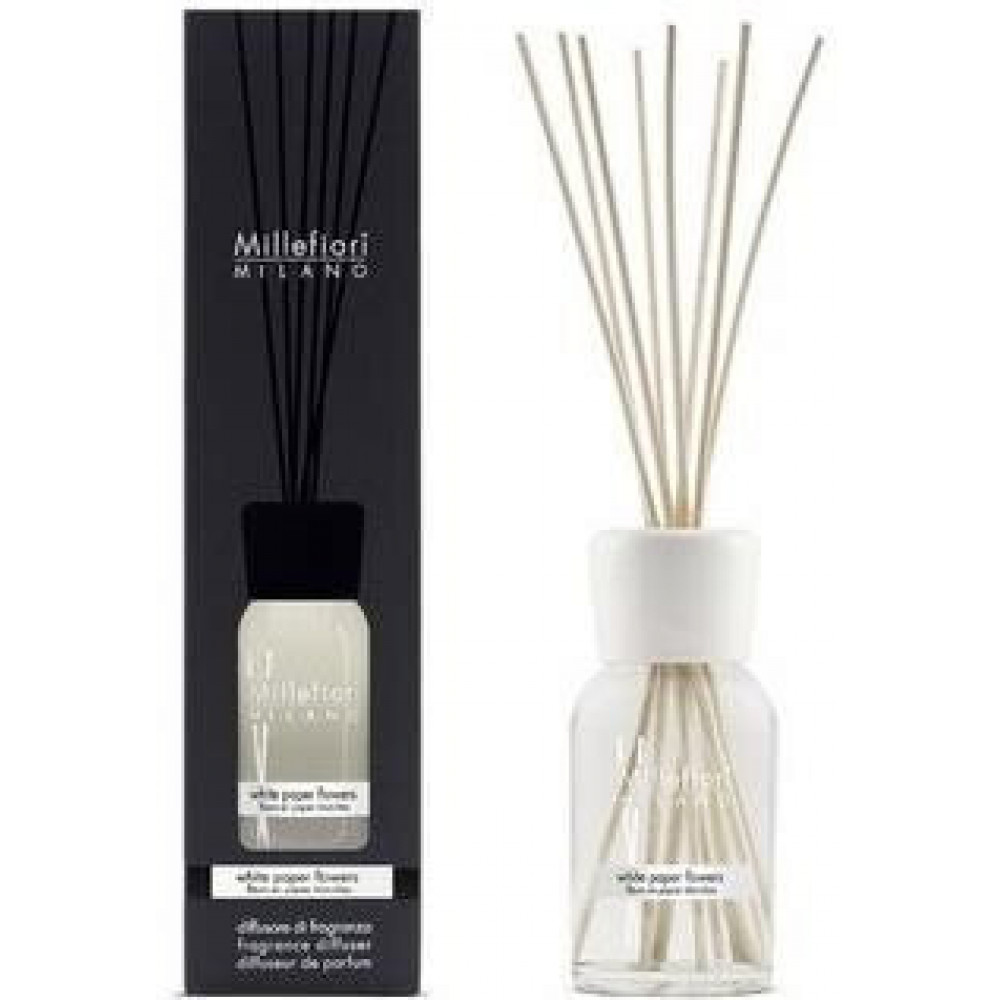 Millefiori Milano Fragrance Diffuser White Paper Flowers 250 ml