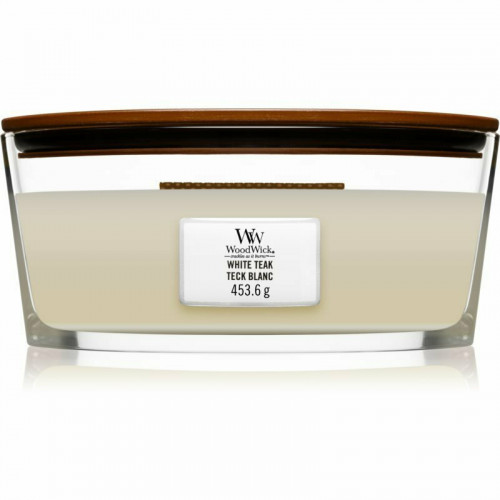 Woodwick White Teak Candle