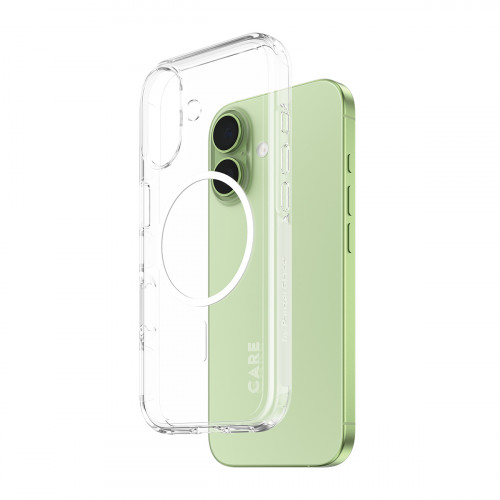 CARE by PanzerGlass® Flagship Case Transparent Urban Explorer w. White MagSafe iPhone 17