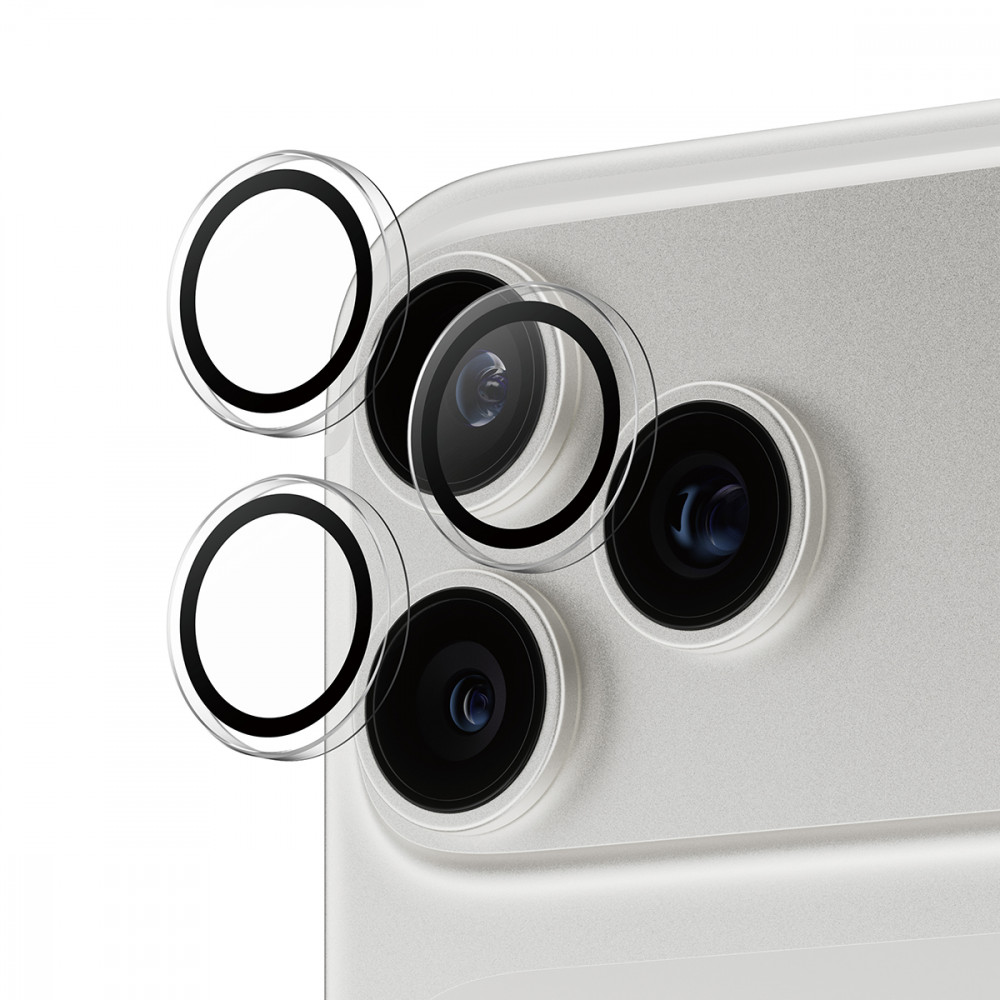 PanzerGlass® Hoops® Transparent Camera Lens Protector iPhone 17 Pro | iPhone 17 Pro Max | iPhone 16 Pro | 16 Pro Max