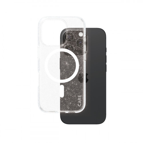 CARE by PanzerGlass® Flagship Case Star Lit w. White MagSafe for Apple iPhone 16 Pro