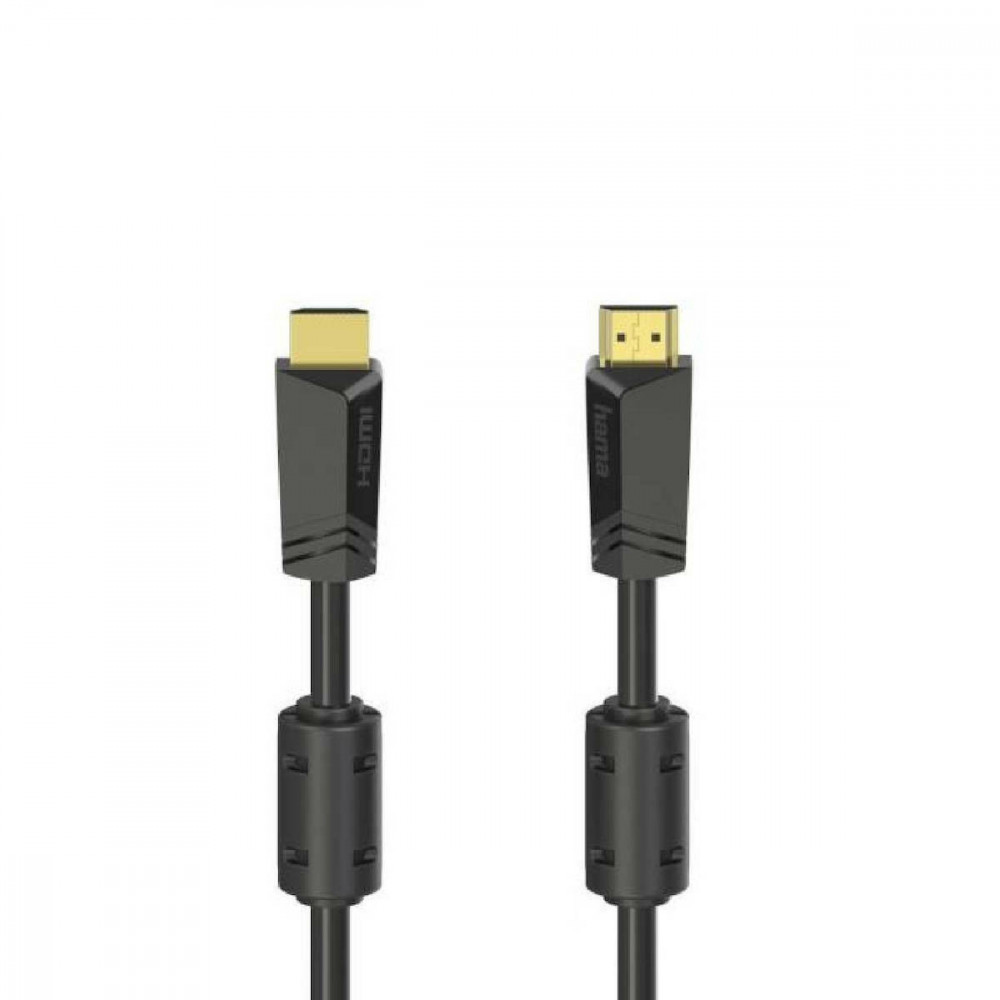 HAMA High Speed HDMI 1.4 Cable HDMI male - HDMI male 10m Μαύρο 00205009