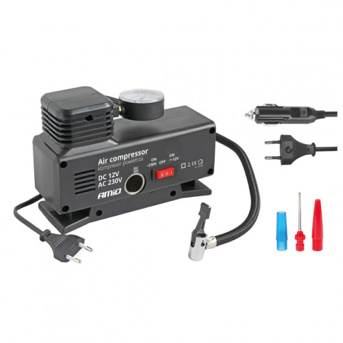 AMiO Τρόμπα Αυτοκινήτου 250PSI με Καλώδιο Αναπτήρα 12V /AM Εκθεσιακό