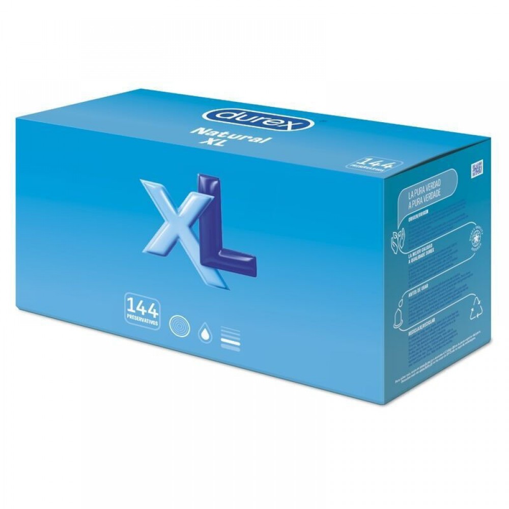 NATURAL XL preservativos 144 u