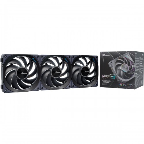 120mm Seasonic MagFlow 1225PWM ARGB 3-Fan Kit