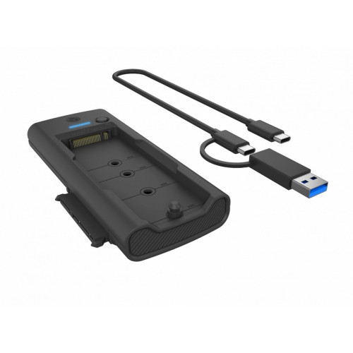 ICY BOX IB-180MS-C31 USB-C/USB-A 3.2 DockingStation για M.2 NVMe SSD und 3,5/2,5 SATA HDD