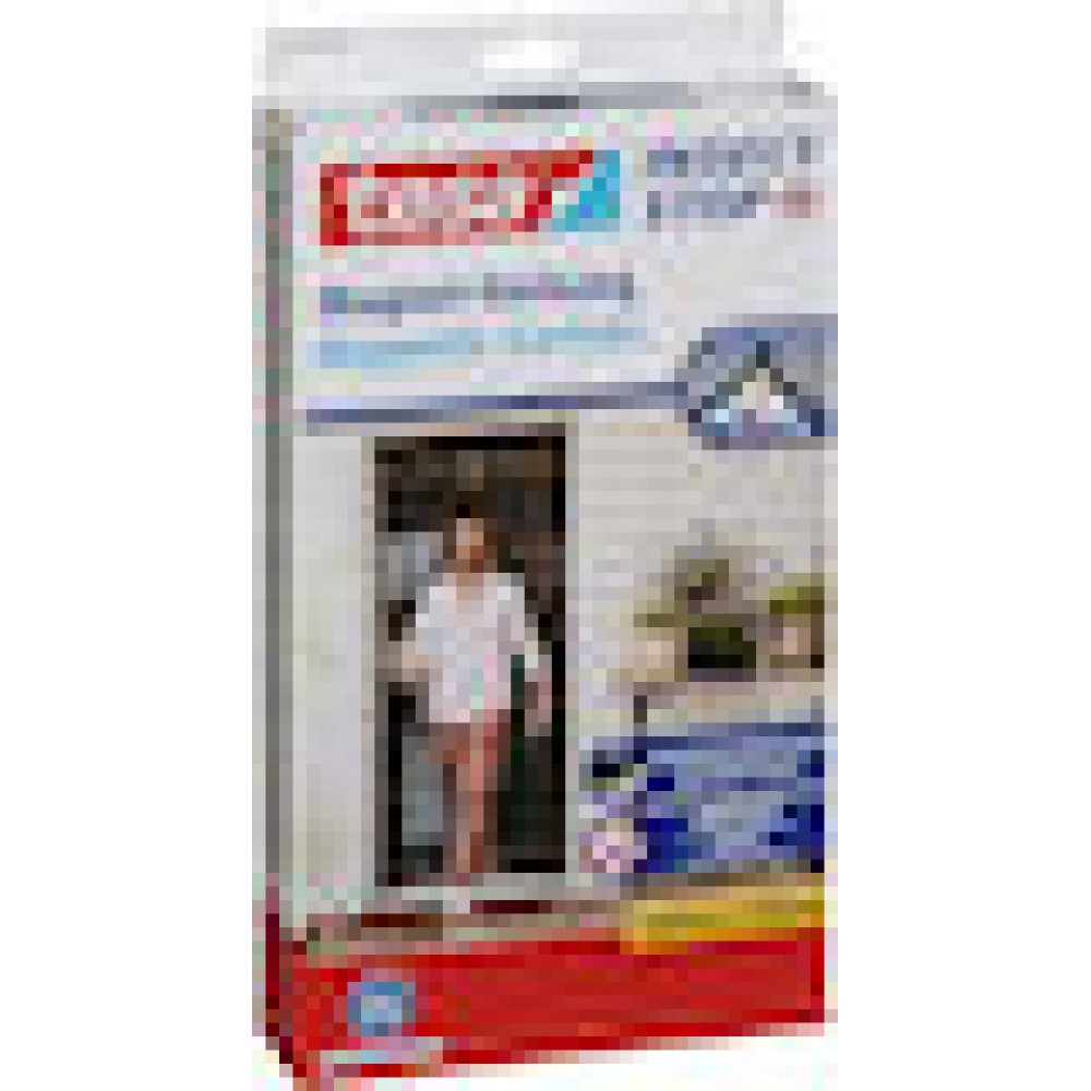 tesa Fliegengitter Insect Stop Magnetvorhang anthrazit 0,8 x 2,0 m
