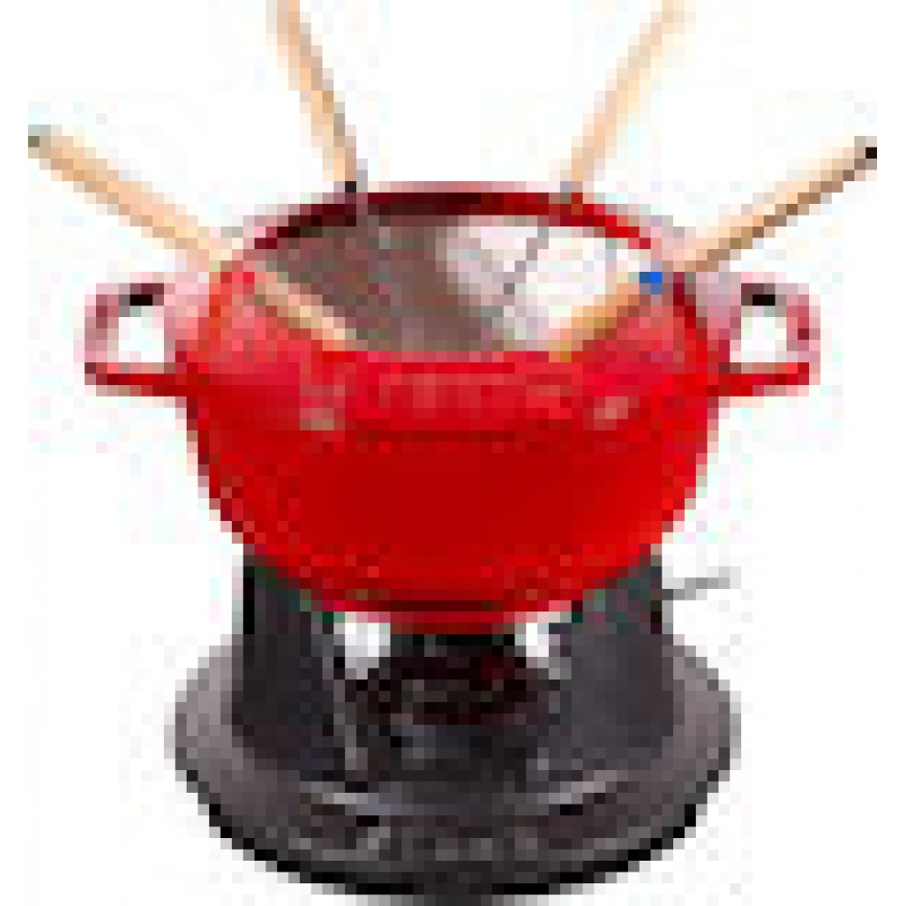 Staub La Fondue 18 cm kirschrot, Gusseisen