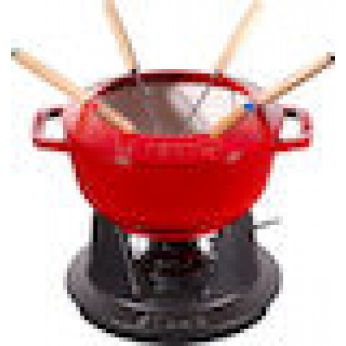 Staub La Fondue 18 cm kirschrot, Gusseisen