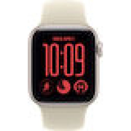 Apple Watch SE 3 Aluminium 40mm Polarstern (Sportarmband sand) S/M