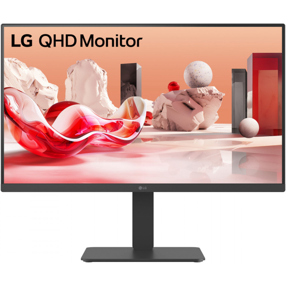 68,6cm/27 (2560x1440) LG 27BA45QB-B 16:9 IPS 5ms 75Hz HDR10 2xHDMI DP Speaker Pivot Black