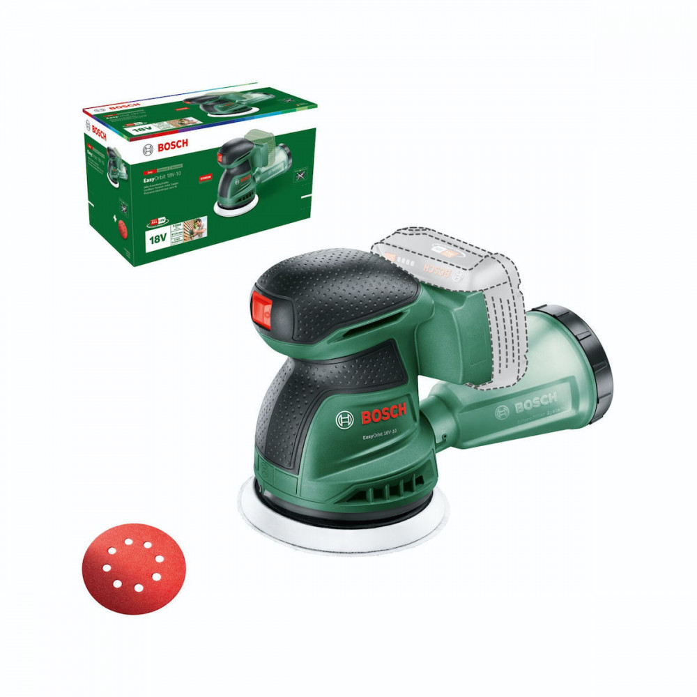 Bosch EasyOrbit Έκκεντρο Τριβείο 125mm Μπαταρίας Solo
