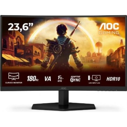 AOC 59.9cm (23.6) C24G42E 16:09 Curved HDMI+DP black