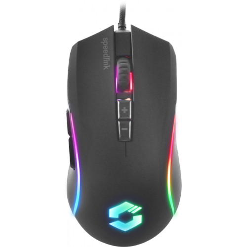 Speedlink Gaming Maus ZAVOS. 3200 DPI. USB. rubber-Black retail