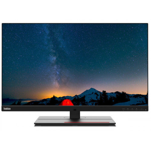 68,6cm/27 (3840x2160) Lenovo ThinkVision T27p-30 16:9 4K IPS 4ms 60Hz HDMI DP USB-C Pivot Black