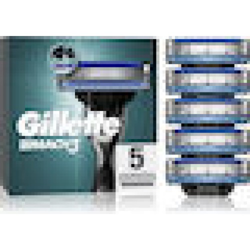 Gillette Mach3 Sport Razor + Spare Heads 6 pcs