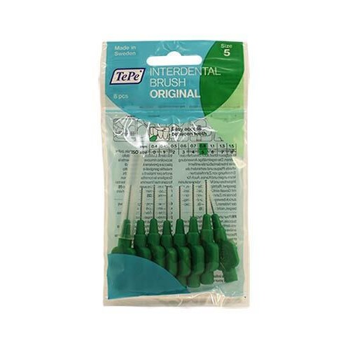 Tepe Angle Interdental Brushes 0,8 Green 25Pcs
