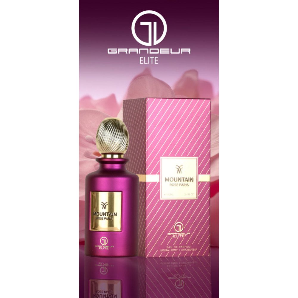  Eau de Parfum Mountain Rose Paris, Grandeur Elite, Unisex 100ml