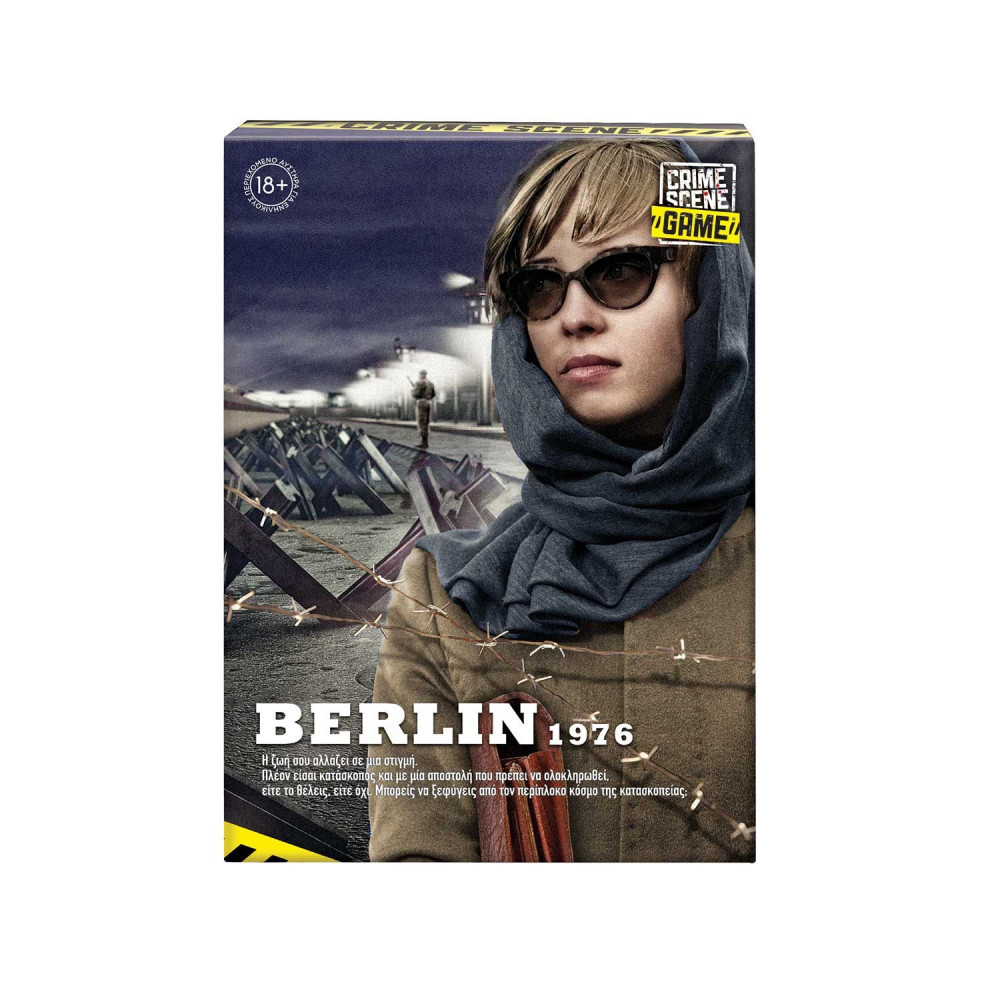 AS Games Επιτραπέζιο Παιχνίδι Crime Scene Berlin 1976 Για Ηλικίες 18+ Χρονών Και 1+ Παίκτες