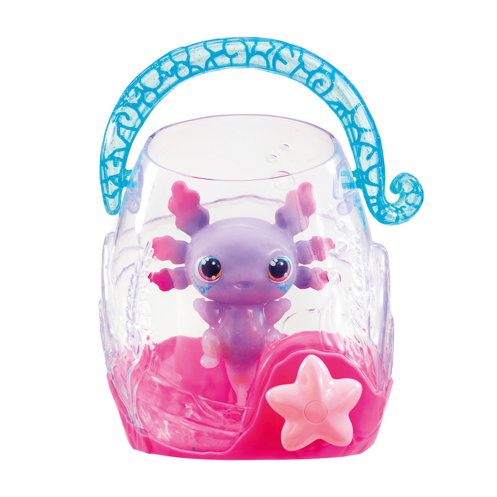 Animagic Φιγούρα Νερού Lets Glo Axolotl Ενυδρείο με Μπουρμπουλήθρες Για 4+ Χρονών