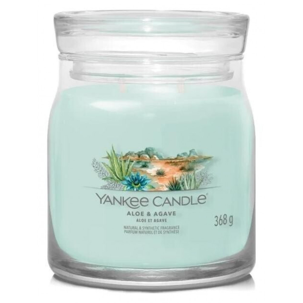 Yankee Candle Signature Scented Candle Aloe & Agave 567 g