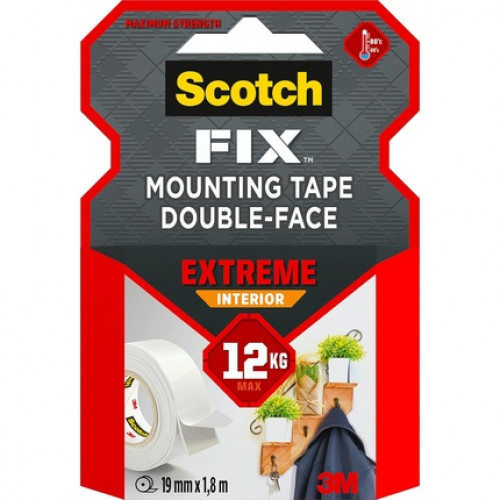 Scotch-Fix Extreme Interior Mounting Tape 19mm x 1.8m