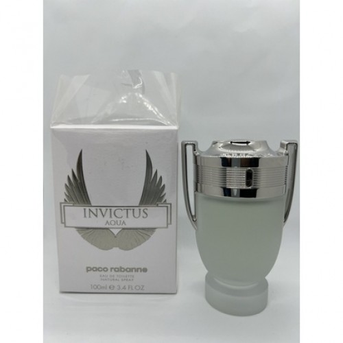 Paco Rabanne Invictus Aqua EDT 100ml 3.4oz 2016 Version Discontinued HTF